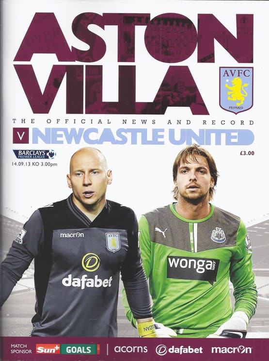 Aston Villa FC v Newcastle United FC